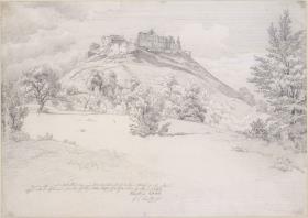 Ansicht der Burg Hohenzollern von Osten