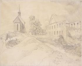 Der Burghof der Burg Hohenzollern