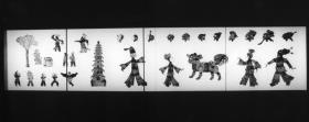 Abteilung Ostasien; Ausstellung 1973, China Schattenspielfiguren aus Peking und Szetschuan