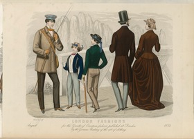 Europäische Modenzeitung für Herren-Garderobe: London Fashions: Herren-, Damen- und Knabenbekleidung