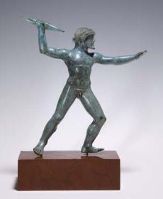 Frühklassische Statuette des blitzschleudernden Zeus