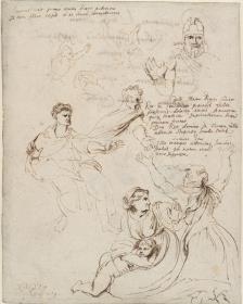 Zeichnungen nach Raffael und Holbein