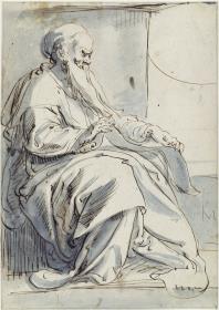 Sitzender Prophet