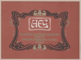 AEG Exposicion International de Paris 1900