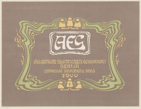 AEG Exposition Universelle Paris 1900
