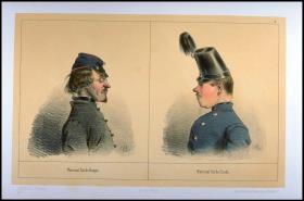National-Garde Kappe und National-Garde Czako