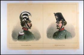 Sicherheitswache-Helm und Sicherheitswache-Czako