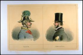 Generals-Hut und Cilinder