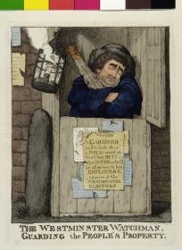 The Westminster watchman, guarding the people's property