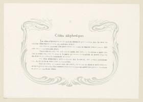 Câbles téléphoniques (Seite aus AEG Usine à Câbles, Paris 1900)