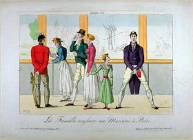 La Famille anglaise au Museum à Paris