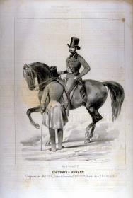 Chapeaux de Guitar, Canne et Cravache de Verdier, Cheval de A. Provost