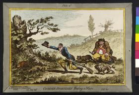Cockney-sportsmen finding a hare
