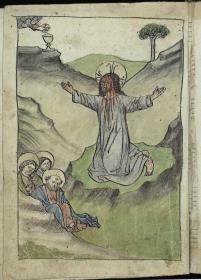 Christus am Ölberg, aus dem "Skizzenbuch des Michel Wolgemut"