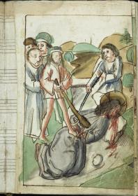 Gefangennahme Christi, aus dem "Skizzenbuch des Michel Wolgemut"