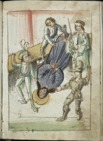 Der gefangene Christus, aus dem "Skizzenbuch des Michel Wolgemut"