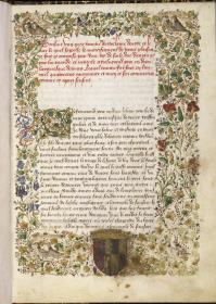 René d'Anjou, Le mortifiemant de vaine plaisance, Bl. 1 recto