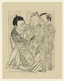 Die Enttäuschten II (Blatt 6 aus "Berliner Reise 1922")