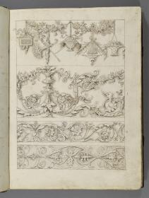 Codex Mantegna, vier Friesdekore