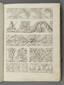 Codex Mantegna, sieben Friesdekore