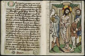 Gebetbuch mit Holzschnitten der Passion Christi