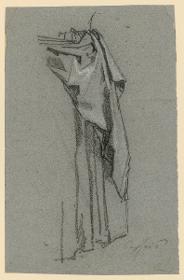 Gewandstudie (zum Orpheus)