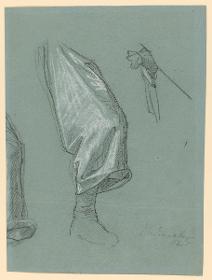Gewandstudie (zur Medea)