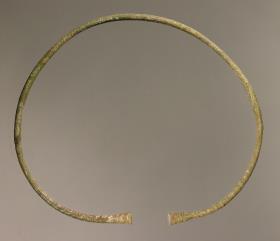 Halsring in Knöpfe auslaufend