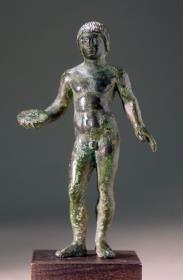 Etruskische Statuette eines Diskoswerfers