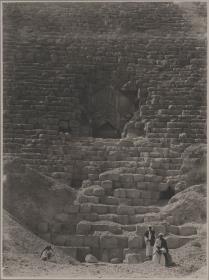 Gizeh, Große Pyramide, Nordeingang