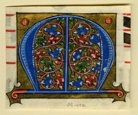 Initiale M aus einem Antiphonar für Ludwig XII. und Anne de Bretagne, Frankreich