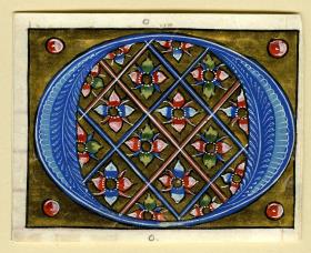 Initiale O aus einem Antiphonar für Ludwig XII. und Anne de Bretagne, Frankreich