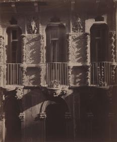 Vicenza, Casa Pigafetta, Detail der Fassade