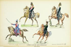 K. Preussische Gefechtsfiguren. Generalstab. Bl. 17