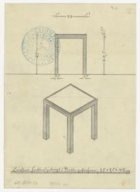 Leichter Hocker (Möbelentwürfe, Sitzmöbel)