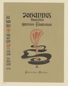 Einbanddecke Hermann Sudermann, Johannes Tragödie