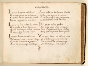 Stamm- und Gedichtbuch der Antoinette de Longueval: Chanson