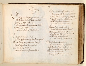 Stamm- und Gedichtbuch der Antoinette de Longueval: Chanson
