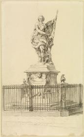 General Kurt Christoph Graf von Schwerin. Nach der Statue auf dem Zietenplatz in Berlin
