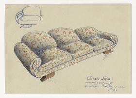 Couch-Sofa (Möbelentwürfe, Sitzmöbel)