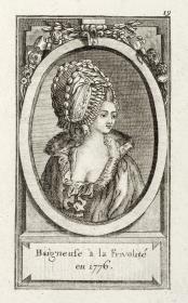 Pariser Coeffuren: Baigneuse à la Frivolité en 1776