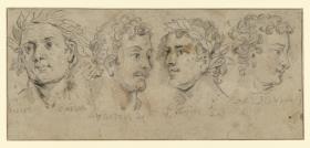 Römische Imperatoren: Julius Caesar, Augustus, Tiberius, Caligula