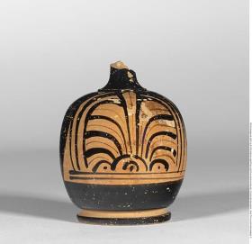Attisch rotfigurige Bauchlekythos