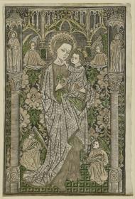 Madonna mit Engeln und den Bildsäulen von St. Peter und St. Paul