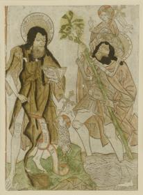 Johannes der Täufer und hl. Christopherus