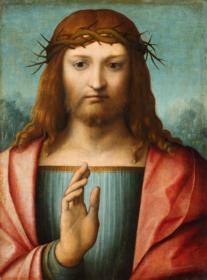 Der segnende Christus mit der Dornenkrone
