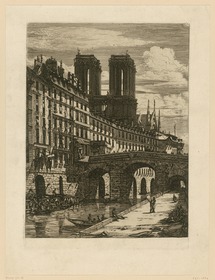 Impression Rue neuve St Etienne-du-Mont