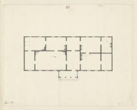 Grundriss eines Herrenhauses