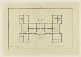 London. Albermarle House. Grundriss