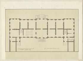 London. Plan de la Maison de My Lord Montague. Grundriss